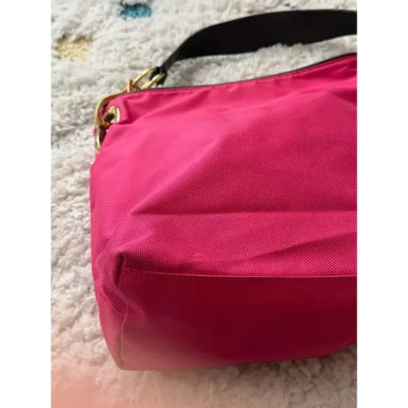 JPK Jean-Pierre Klifa Paris 75 Bucket Shoulder Bag Hot Pink Nylon Canvas - Picture 8 of 8
